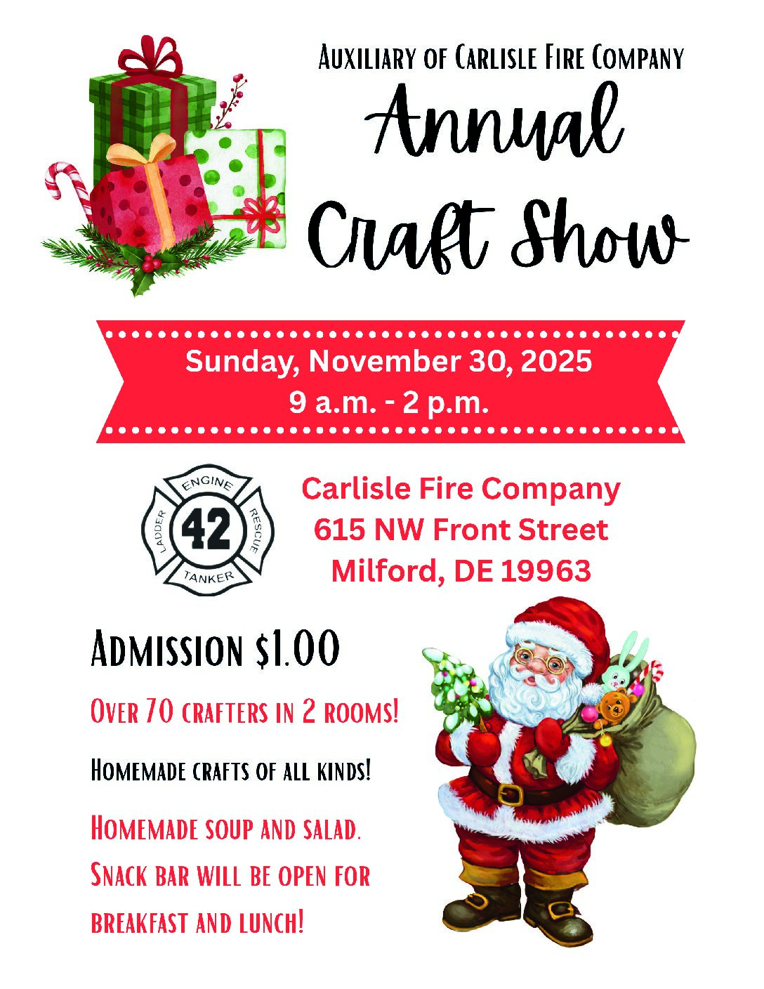 Craft Show Flyer 2025